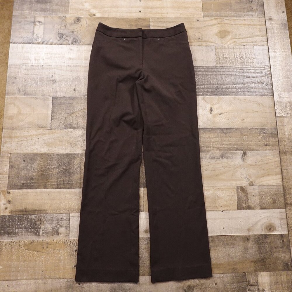 Elliott‎ Lauren bootcut dress pants women's 6 brown pre-owned